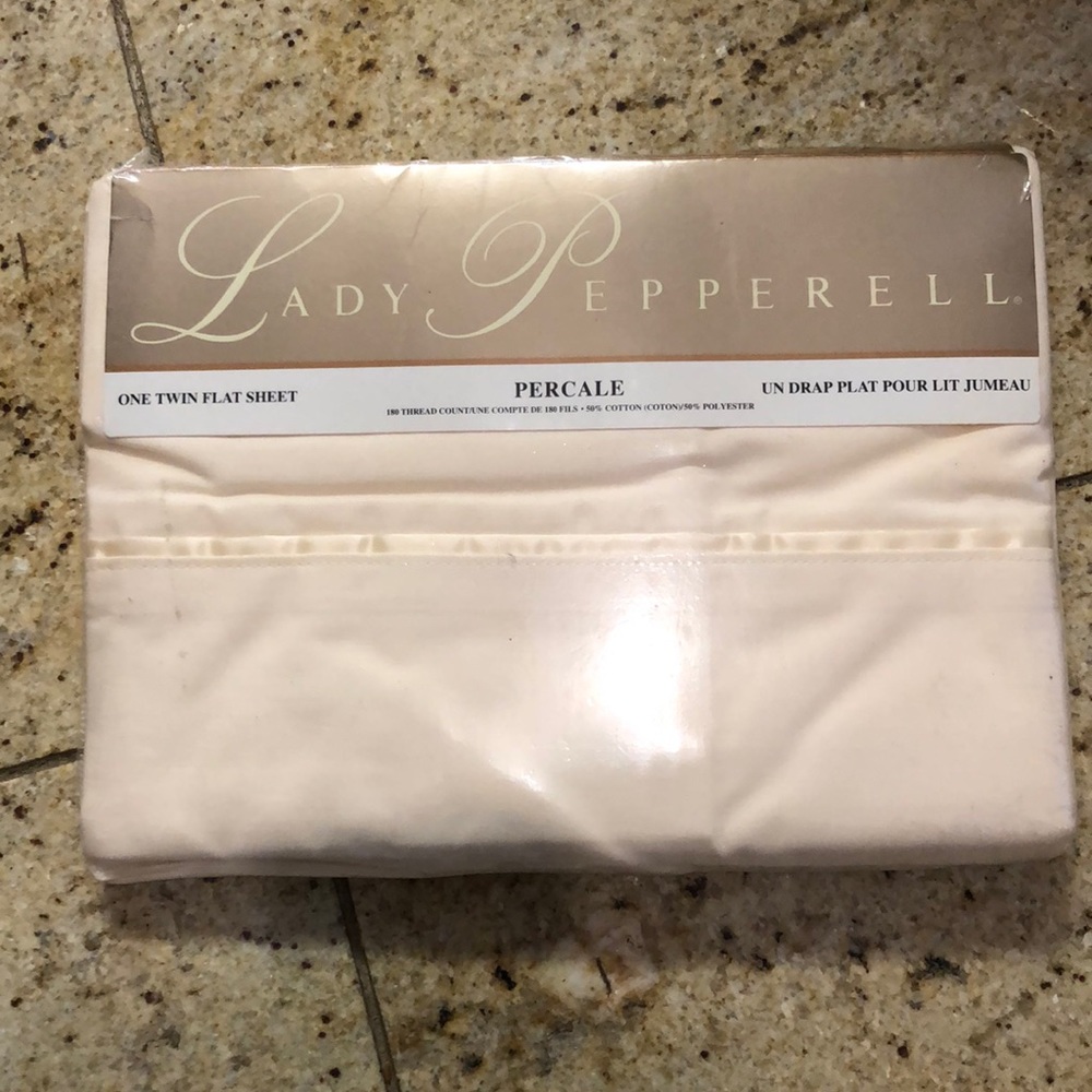 👼🏻👼🏻👼🏻Twin Flat sheet by Lady Pepperell